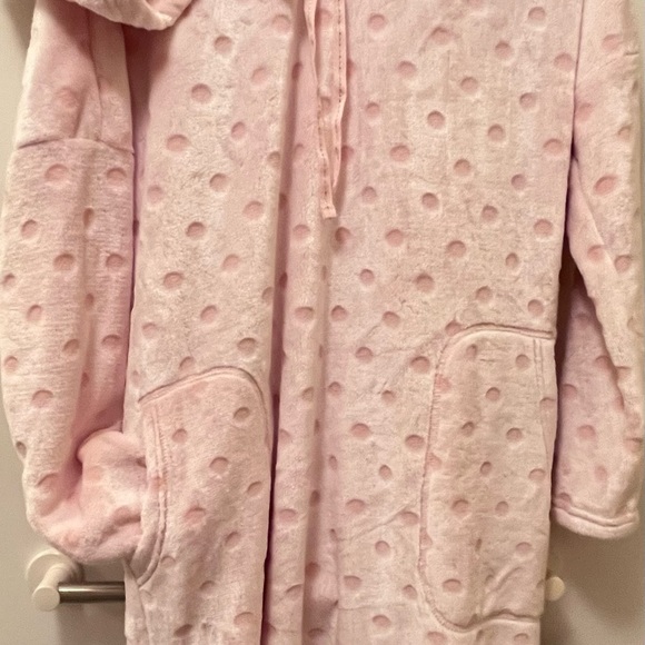 NWT| La Vie En Rose | Plush Hooded PJ Cozy | Full Length | Pink - Picture 2 of 7